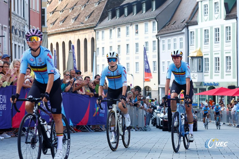 European Championships Munich 2022 - 2022 UEC Road Elite European Championships - Women's Road Race - 21/08/2022 - Belgium - photo Luca Bettini/UEC/SprintCyclingAgency?2022
